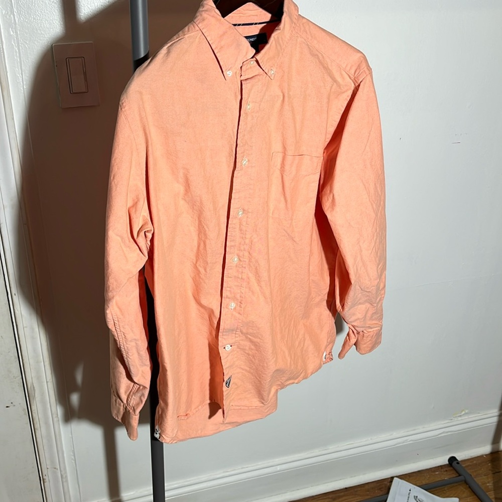 Orange Daniel Cremieux classics Collection button down shirt, button down size L